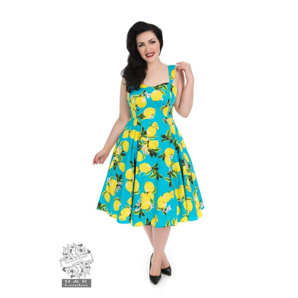 Lemon Print Dress